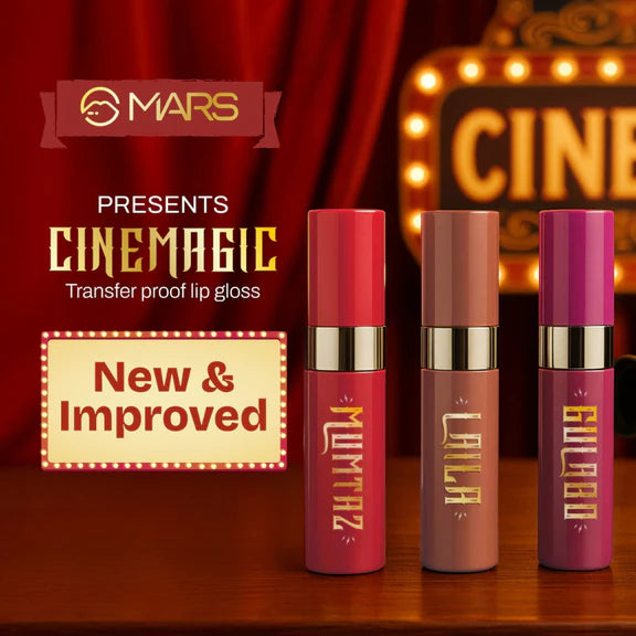 MARS Cosmetics Cinemagic Transfer-Proof Lip Gloss - 01-Noor - 2.4 ml