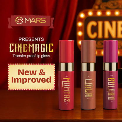 MARS Cosmetics Cinemagic Transfer-Proof Lip Gloss - 01-Noor - 2.4 ml