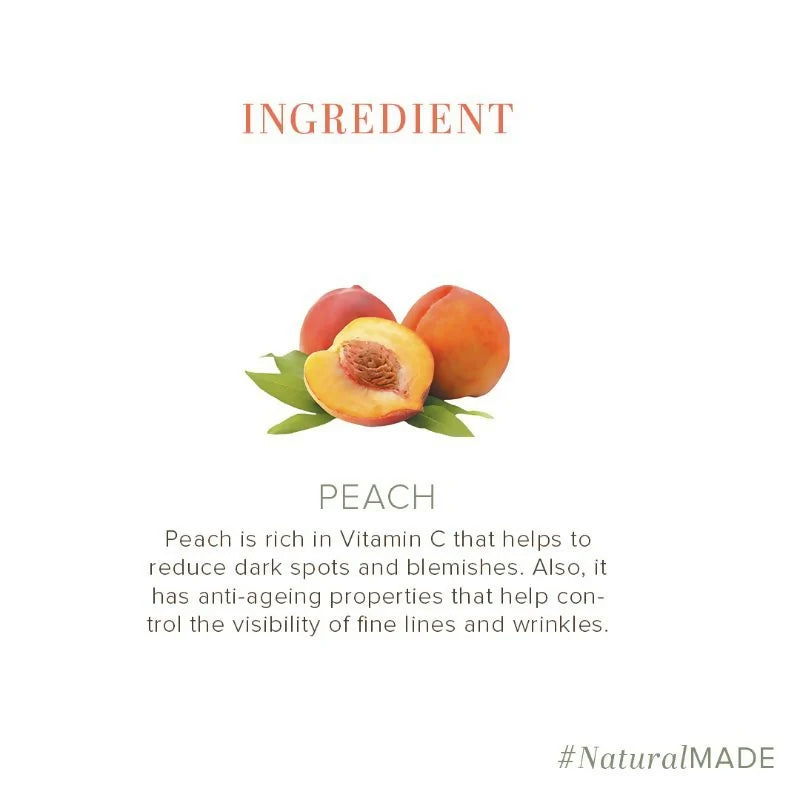 Khadi Natural Peach Handmade Soap - 125 gm