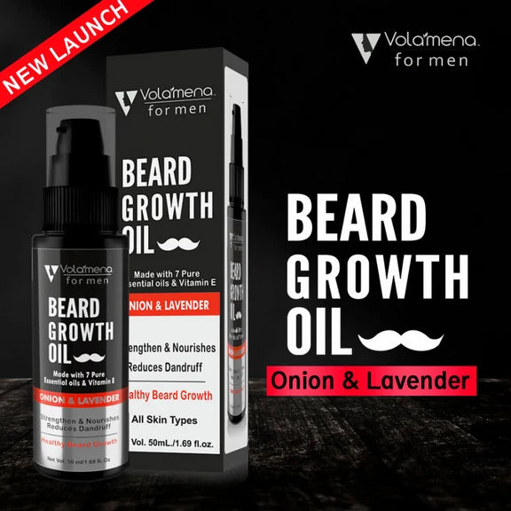 Volamena Onion & Lavender Beard Growth Oil - 50 ml