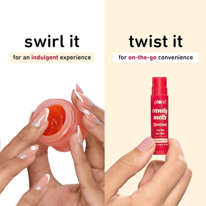 Plum Candy Melts Tinted Lip Balm - Red Velvet Love - 4. 5 gm