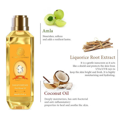 Forest Essentials Dasapushpadi Head Massage