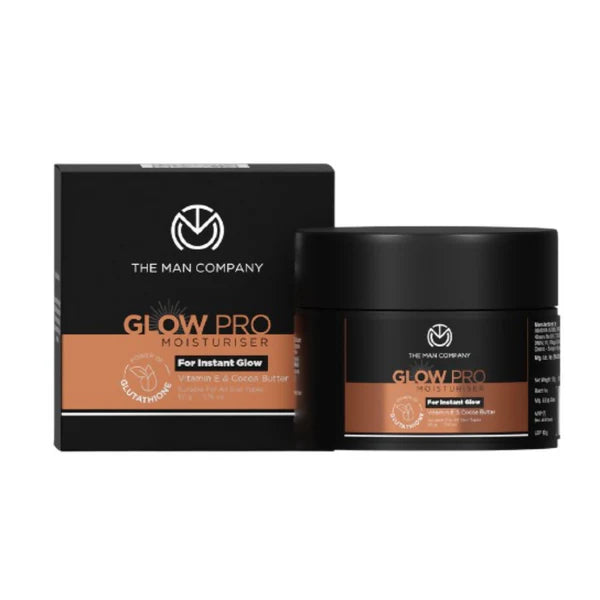 The Man Company Glow Pro Non-Sticky Daily Moisturizer For Instant Glow - 50 gm