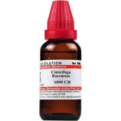 Dr. Willmar Schwabe India Cimicifuga Racemosa Dilution -1000 CH