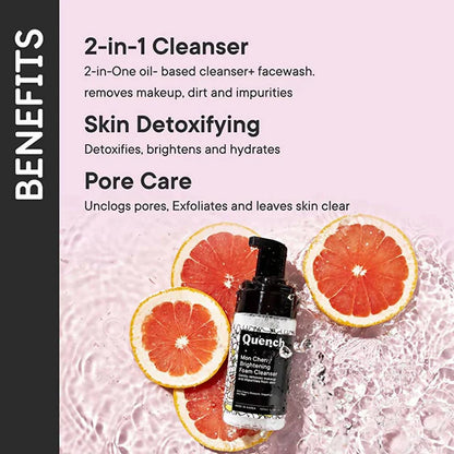 Quench Botanics Mon Cherry Brightening Foam Cleanser - Korean Skincare - 100 ml