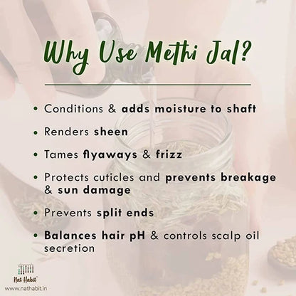 Nat Habit Chamomile Conditioning Methi Jal Hair Serum Spray - 200 ml