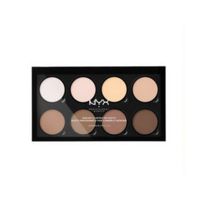 NYX Professional Makeup Highlight & Contour Pro Palette Matte Finish (HCPP01) - 21.6 gm