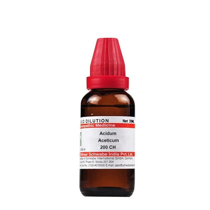 Dr. Willmar Schwabe India Acidum Aceticum Dilution -30 CH