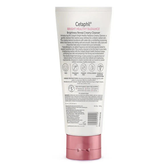 Cetaphil Bright Healthy Radiance Brightness Reveal Creamy Cleanser - 100 gm