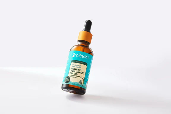 Pilgrim 3% Redensyl + 4% Anagain Advanced Hair Growth Serum with Korean Black Rice - 30 ml - pack of 1