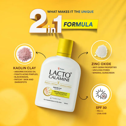 Lacto Calamine Sunscreen Lotion with SPF 30 - 120 ml