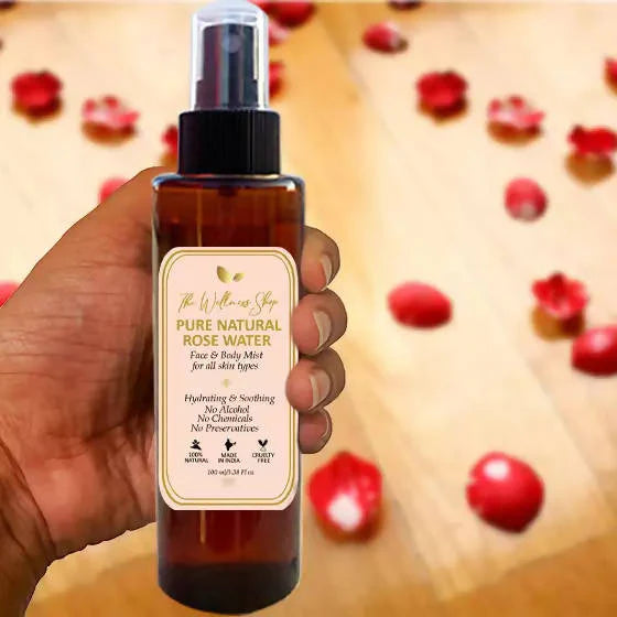 The Wellness Shop Pure Natural Rose Water - 100 ml