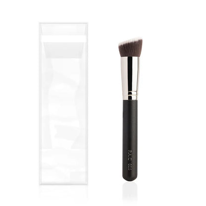 PAC Studio Foundation Application Brush 006 - Flat Angular Densely Packed Soft Bristles for Smooth Blending - 1 pc