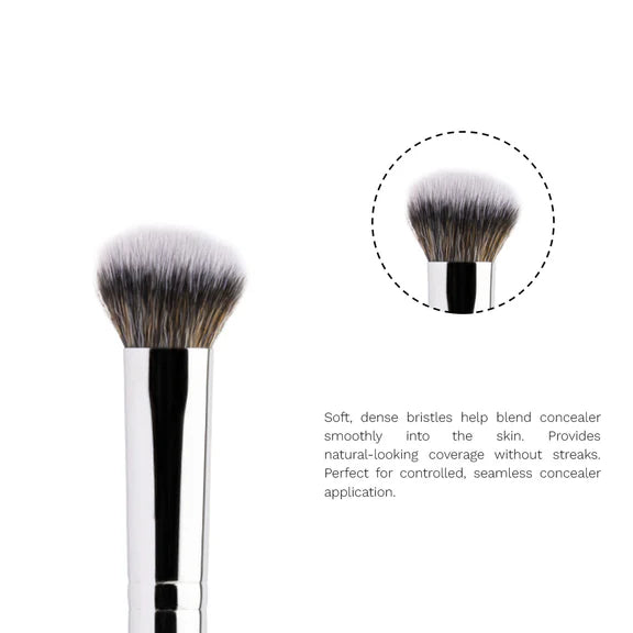 PAC Studio Concealer Brush 219 - Luxurious Dome Shape, Soft Synthetic Bristles for Quick Concealer Blending - 1 pc