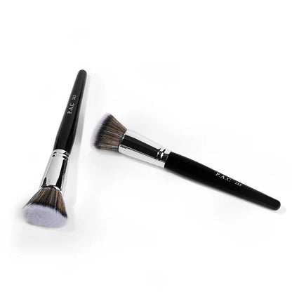 PAC Studio Foundation Blending Brush 265 - Flat Kabuki, Dense Soft Synthetic Bristles for Airbrush Finish - 1 pc