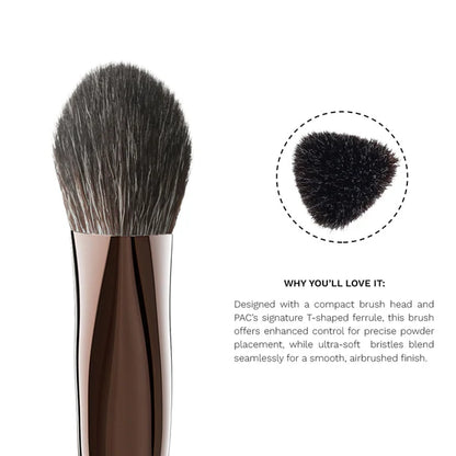 PAC Studio T04 Small Powder Brush - Buff & Blend With Precision, Dense Bristles, Ideal for Under Eyes - 1 pc