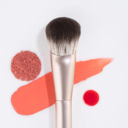 PAC Studio S04 Blush Brush - Fluffy Expertly Angled Blush Brush, Works Effortlessly with All Formulas - 1 pc