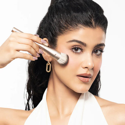 PAC Studio S04 Blush Brush - Fluffy Expertly Angled Blush Brush, Works Effortlessly with All Formulas - 1 pc