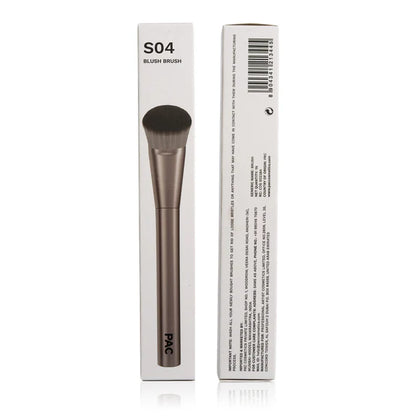 PAC Studio S04 Blush Brush - Fluffy Expertly Angled Blush Brush, Works Effortlessly with All Formulas - 1 pc