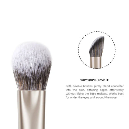 PAC Studio S08 Concealer Blending Brush - Dome Shaped Lightly Packed Bristles, Ensures Effortless Blending - 1 pc