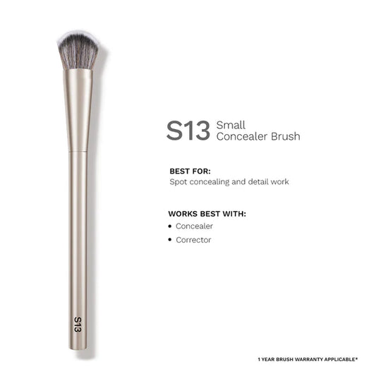 PAC Studio S13 Small Concealer Brush - Kitten Paw Shape allows Precision Coverage, Ideal for Inner Corners - 1 pc