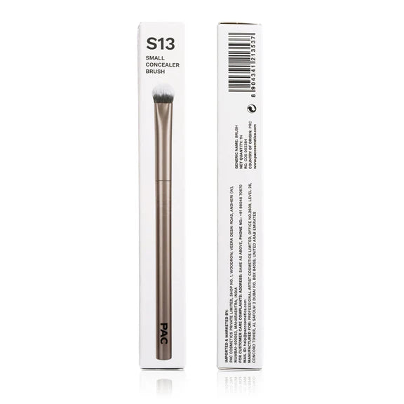 PAC Studio S13 Small Concealer Brush - Kitten Paw Shape allows Precision Coverage, Ideal for Inner Corners - 1 pc