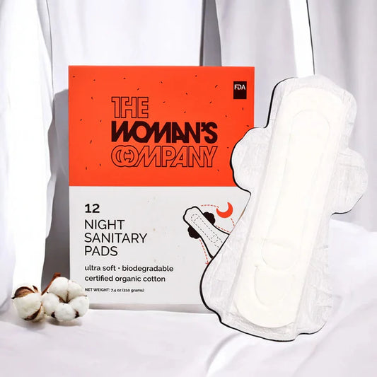 The Woman's Company Sanitary Night Pads (320 MM) - 12 pcs