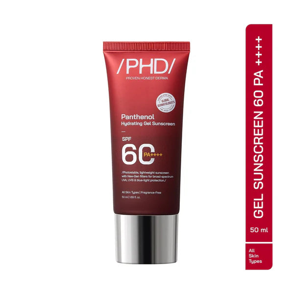 Proven Honest Derma (PHD) Panthenol Hydrating Gel Sunscreen SPF 60 PA++++ - 50 ml