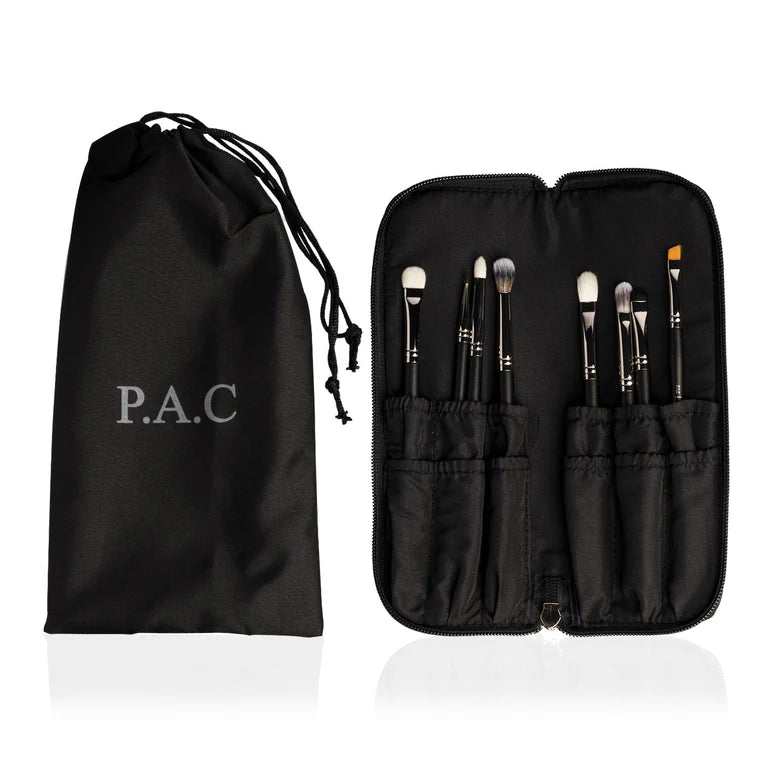 PAC Studio Eye Series Brush Set (8 Brushes) with Cleaner Combo - 2 pcs