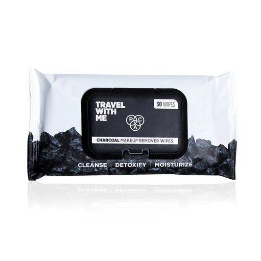 PAC Studio Travel With Me Charcoal Wipes - 30 wipes