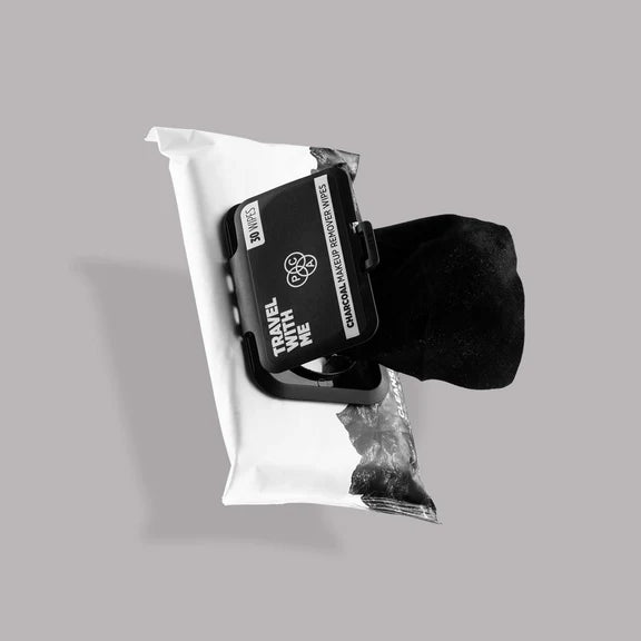 PAC Studio Travel With Me Charcoal Wipes - 30 wipes