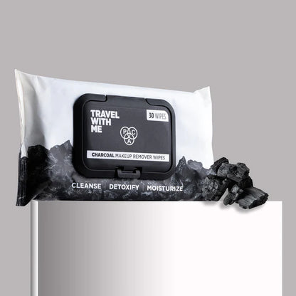 PAC Studio Travel With Me Charcoal Wipes - 30 wipes