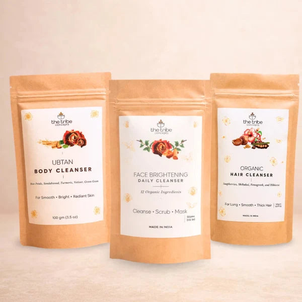 Top to Toe Cleansers Kit to Nourish Skin & Hair