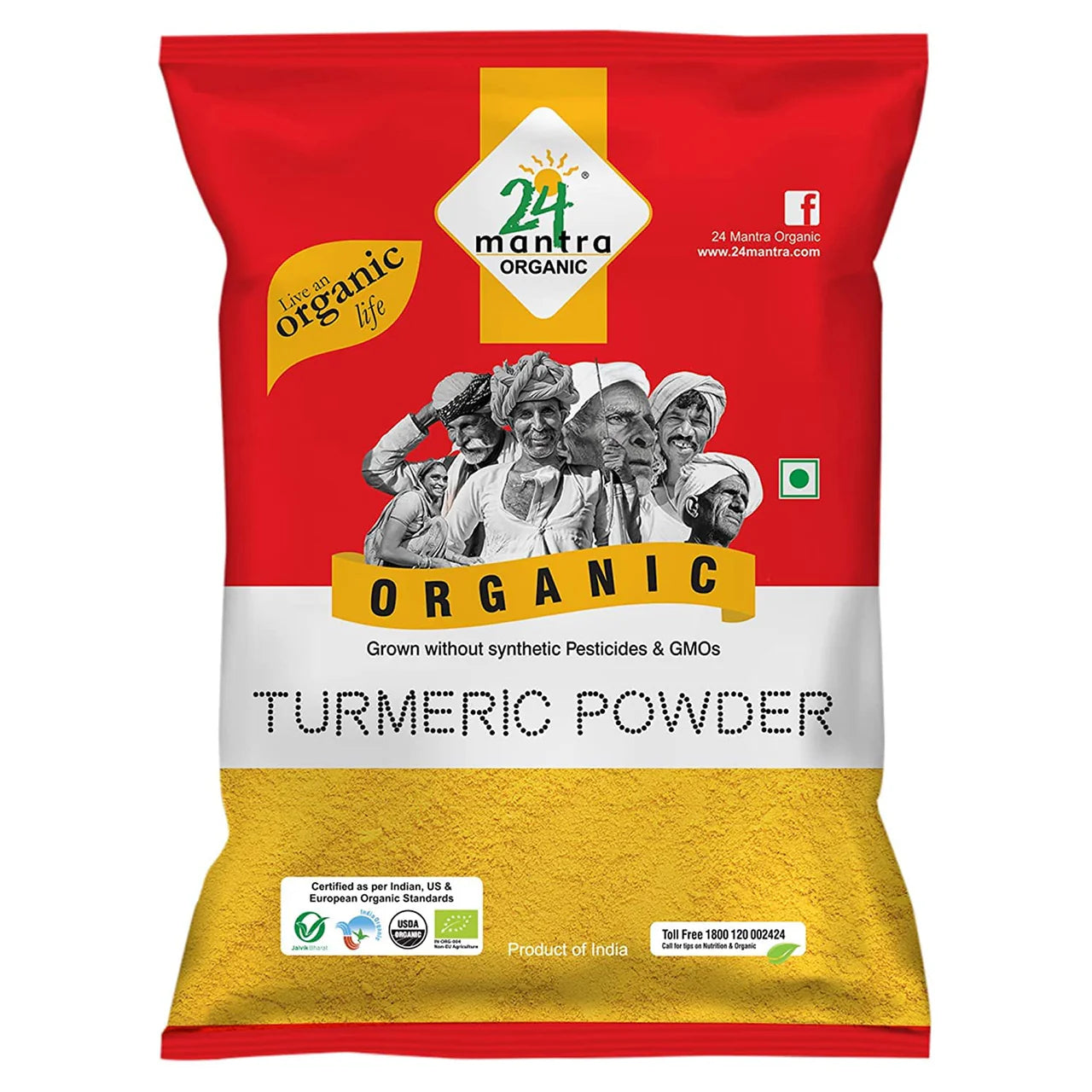 24 Mantra Organic Turmeric Powder