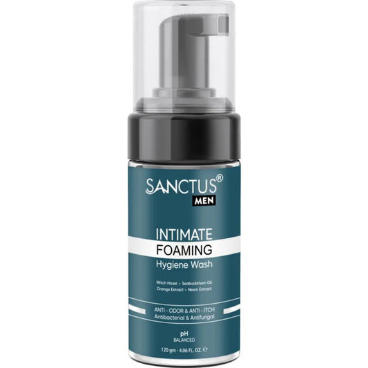 SANCTUS Intimate Foaming Hygiene Wash For Men - Prevents Bad Odor - 120 gm