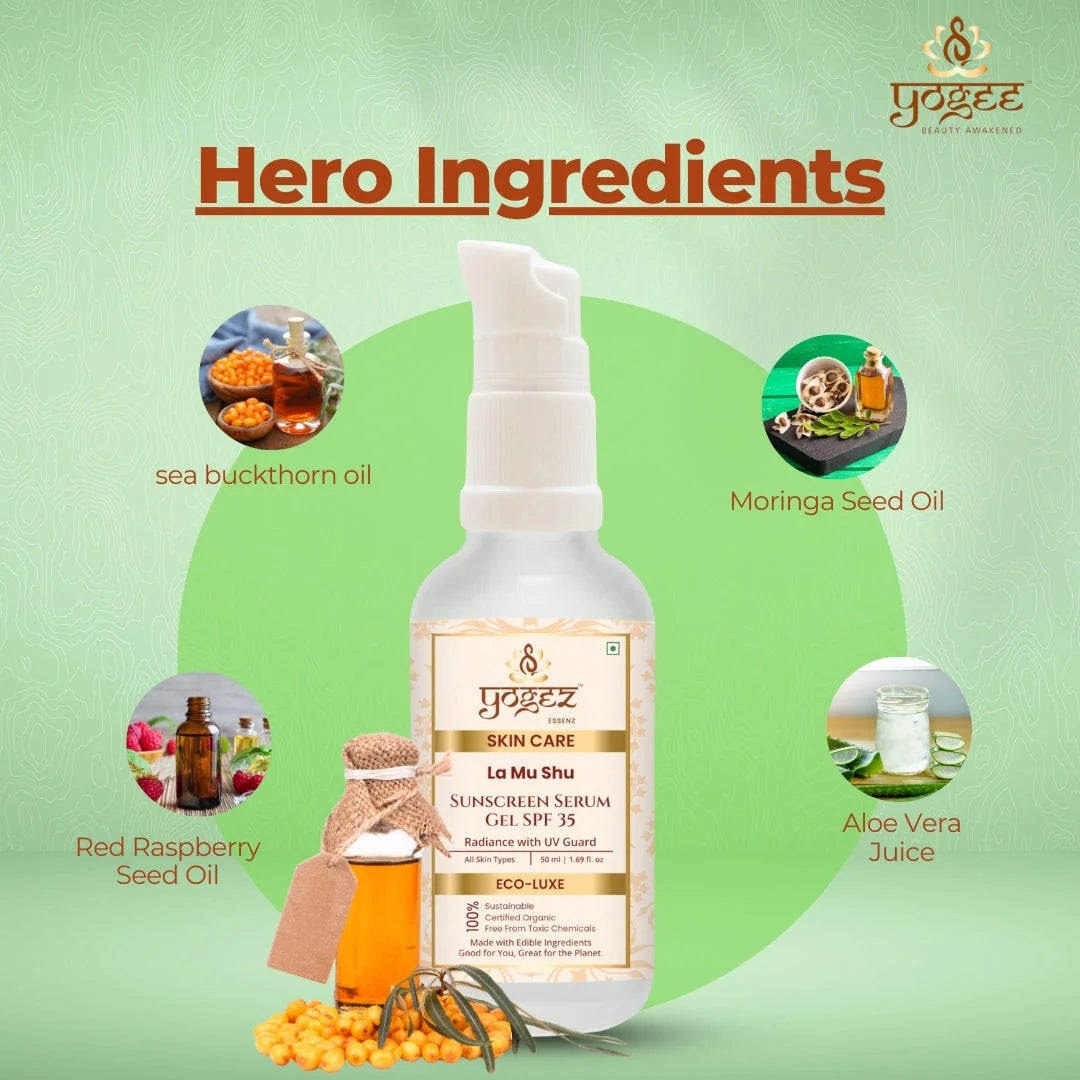 Yogez La Mu Shu Sunscreen Serum SPF 35 - 50 ml