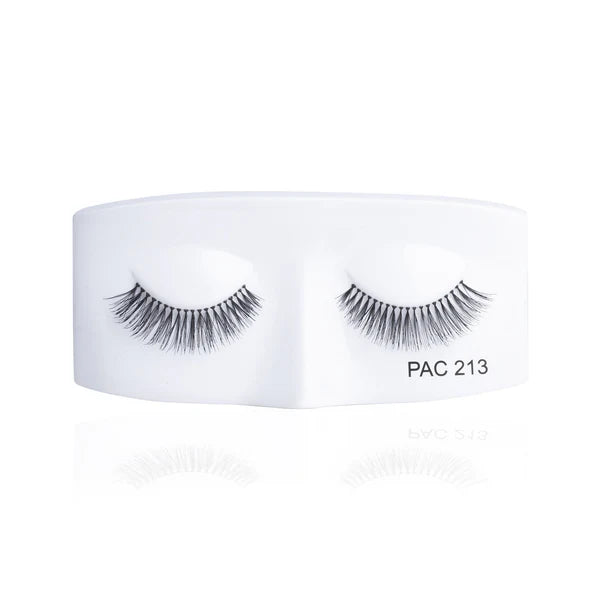 PAC Studio Tapered Lash 213 - Handmade Natural Looking, Reusable up to 12x, Seamlessly Blends with Lashes - 1 Pair