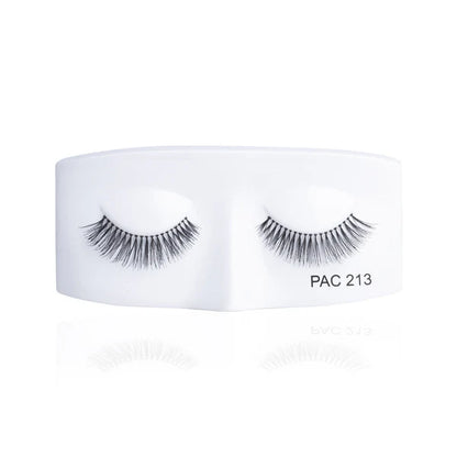PAC Studio Tapered Lash 213 - Handmade Natural Looking, Reusable up to 12x, Seamlessly Blends with Lashes - 1 Pair
