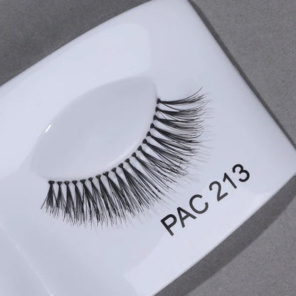PAC Studio Tapered Lash 213 - Handmade Natural Looking, Reusable up to 12x, Seamlessly Blends with Lashes - 1 Pair