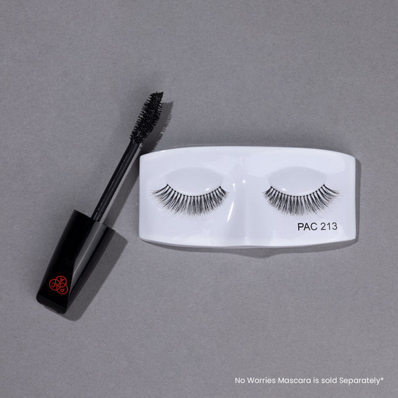 PAC Studio Tapered Lash 213 - Handmade Natural Looking, Reusable up to 12x, Seamlessly Blends with Lashes - 1 Pair