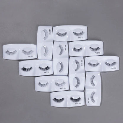 PAC Studio Tapered Lash 213 - Handmade Natural Looking, Reusable up to 12x, Seamlessly Blends with Lashes - 1 Pair
