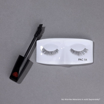 PAC Studio Tapered Lash 54 - Handmade Natural Looking, Reusable up to 12x, Seamlessly Blends with Lashes - 1 Pair