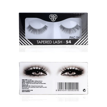 PAC Studio Tapered Lash 54 - Handmade Natural Looking, Reusable up to 12x, Seamlessly Blends with Lashes - 1 Pair