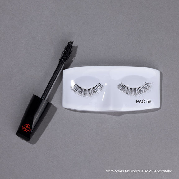 PAC Studio Tapered Lash 56 - Handmade Natural Looking, Reusable up to 12x, Seamlessly Blends with Lashes - 1 Pair