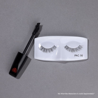 PAC Studio Tapered Lash 56 - Handmade Natural Looking, Reusable up to 12x, Seamlessly Blends with Lashes - 1 Pair