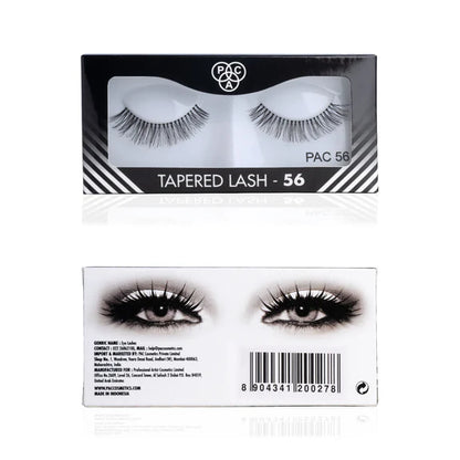 PAC Studio Tapered Lash 56 - Handmade Natural Looking, Reusable up to 12x, Seamlessly Blends with Lashes - 1 Pair
