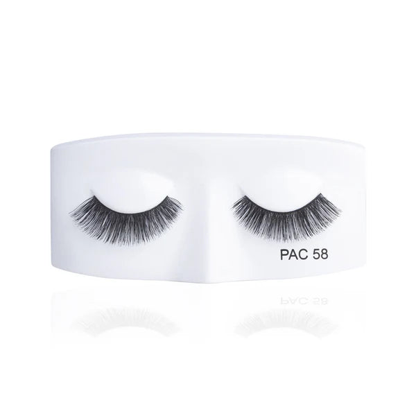 PAC Studio Tapered Lash 58 - Handmade Natural Looking, Reusable up to 12x, Seamlessly Blends with Lashes - 1 Pair