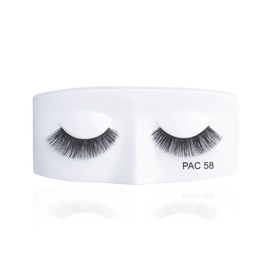 PAC Studio Tapered Lash 58 - Handmade Natural Looking, Reusable up to 12x, Seamlessly Blends with Lashes - 1 Pair
