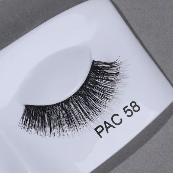PAC Studio Tapered Lash 58 - Handmade Natural Looking, Reusable up to 12x, Seamlessly Blends with Lashes - 1 Pair