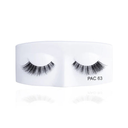 PAC Studio Tapered Lash 63 - Handmade Natural Looking, Reusable up to 12x, Seamlessly Blends with Lashes - 1 pair